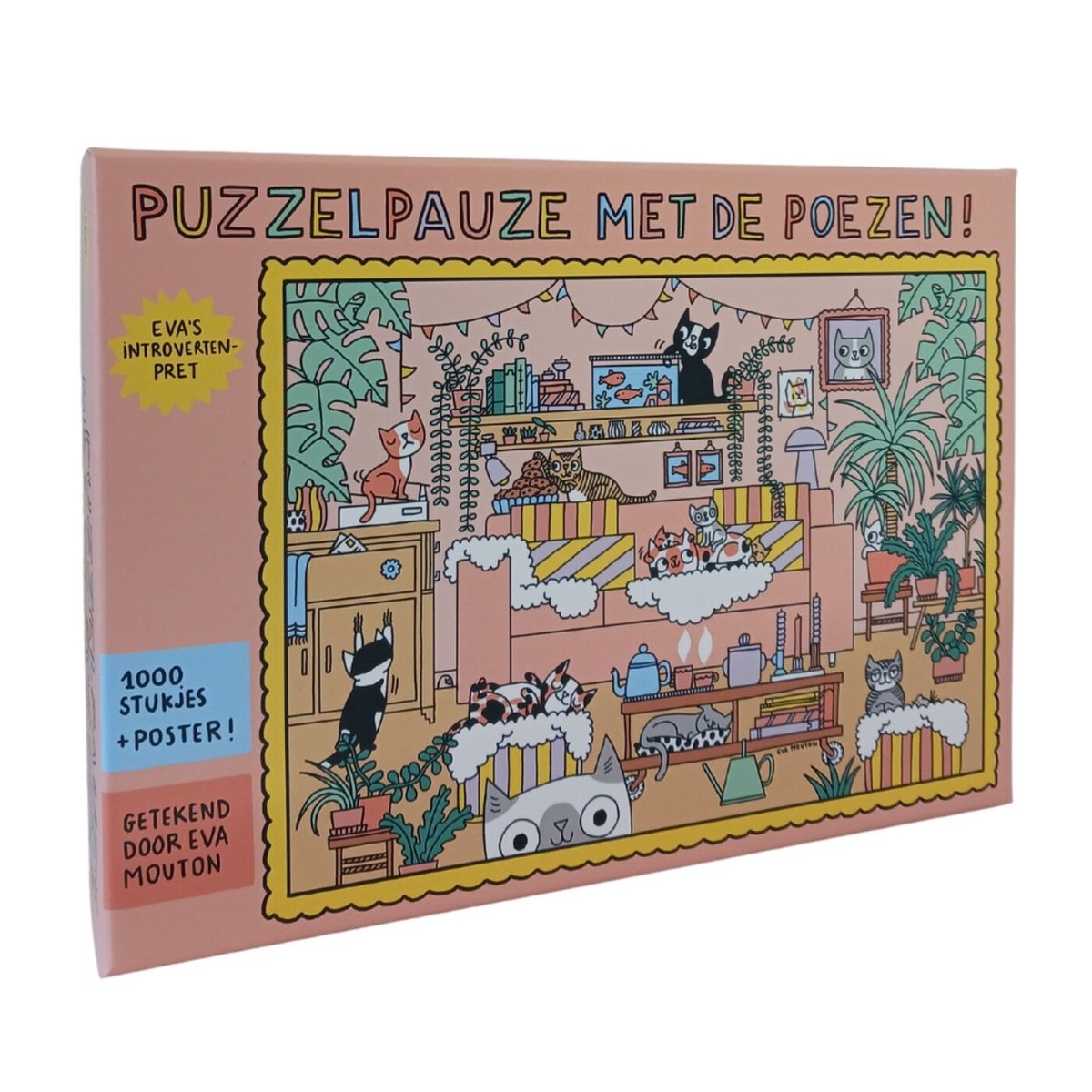 Evas introvertenpret: Puzzelpauze met de poezen!